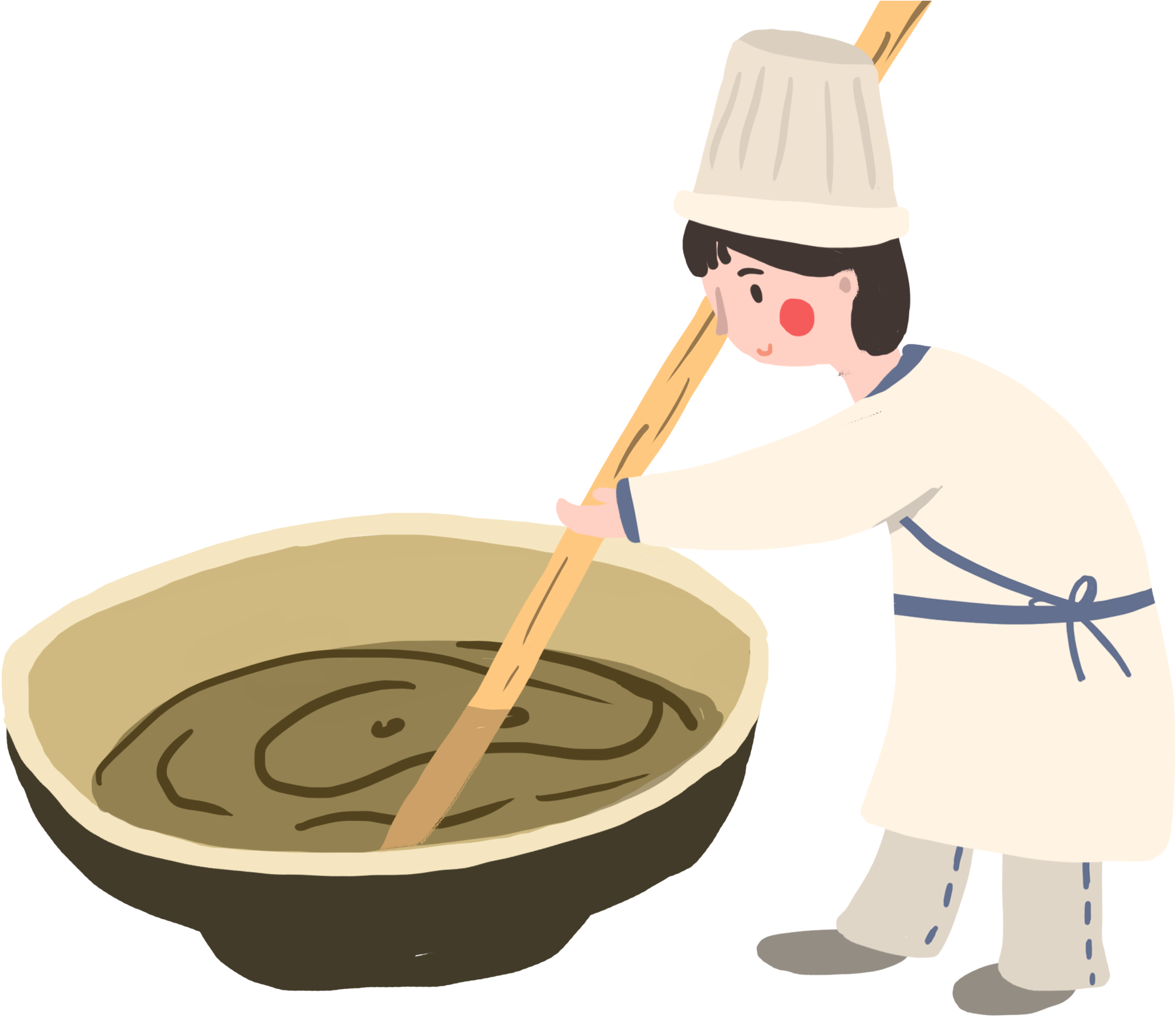 Guardian Cartoon Sushi Master Girl Png And Psd - Illustration Clipart (2000x2000), Png Download