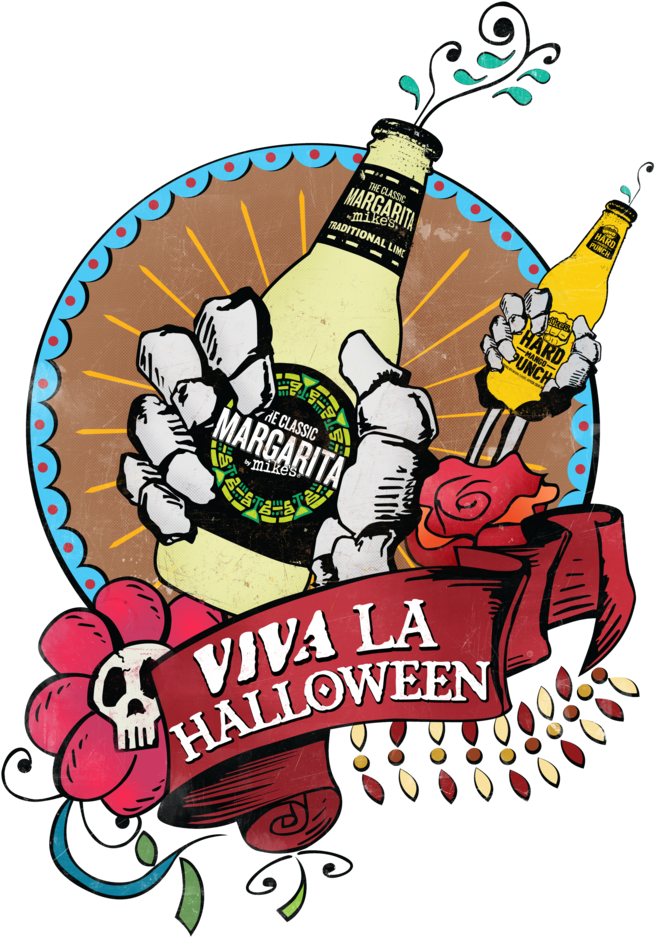 Mikes Hard Lemonade Viva La Halloween Program Logo - Illustration Clipart (1000x1000), Png Download