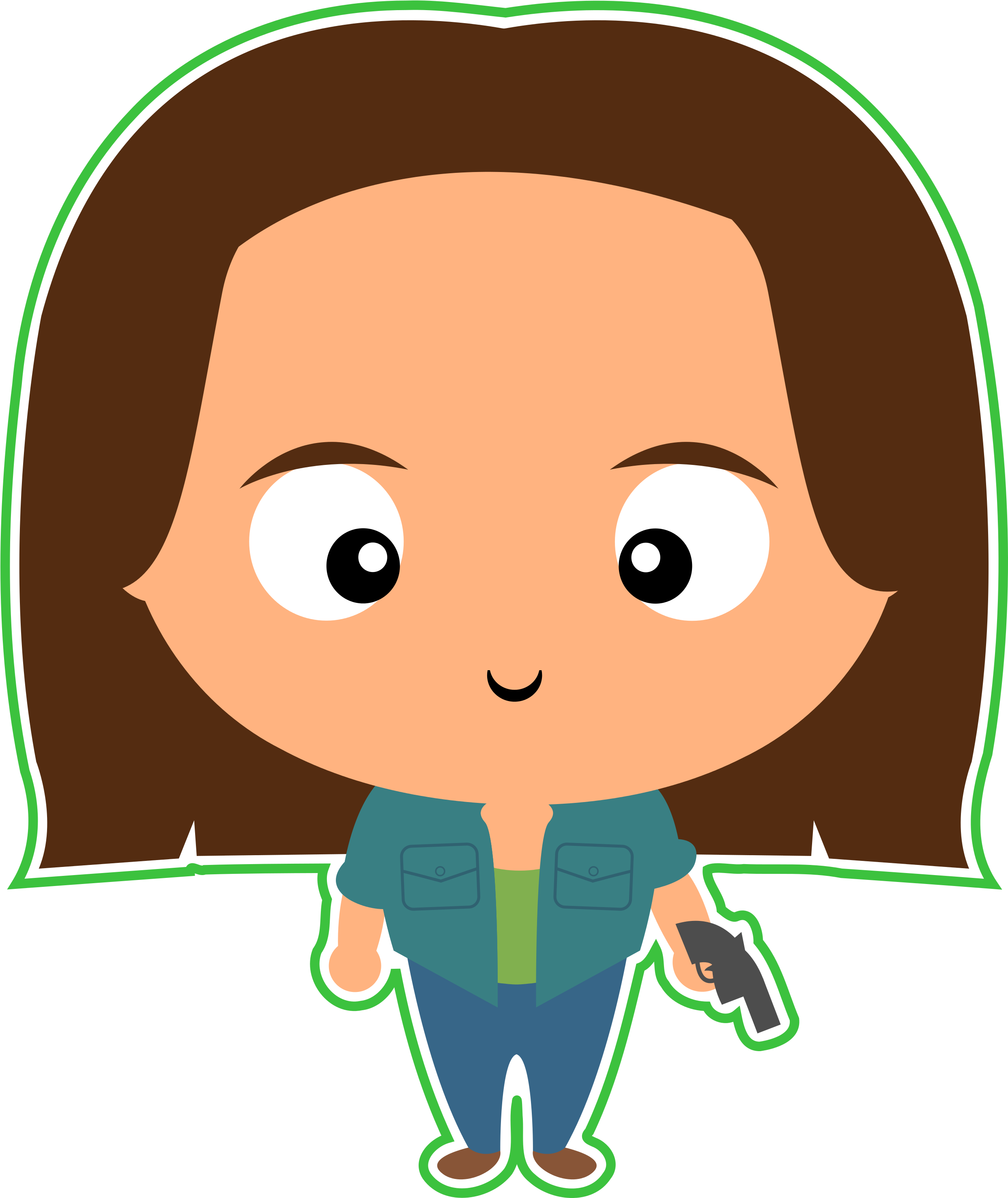 Download Clipart - Ellen Harvelle - Png Download (2550x3300), Png Download