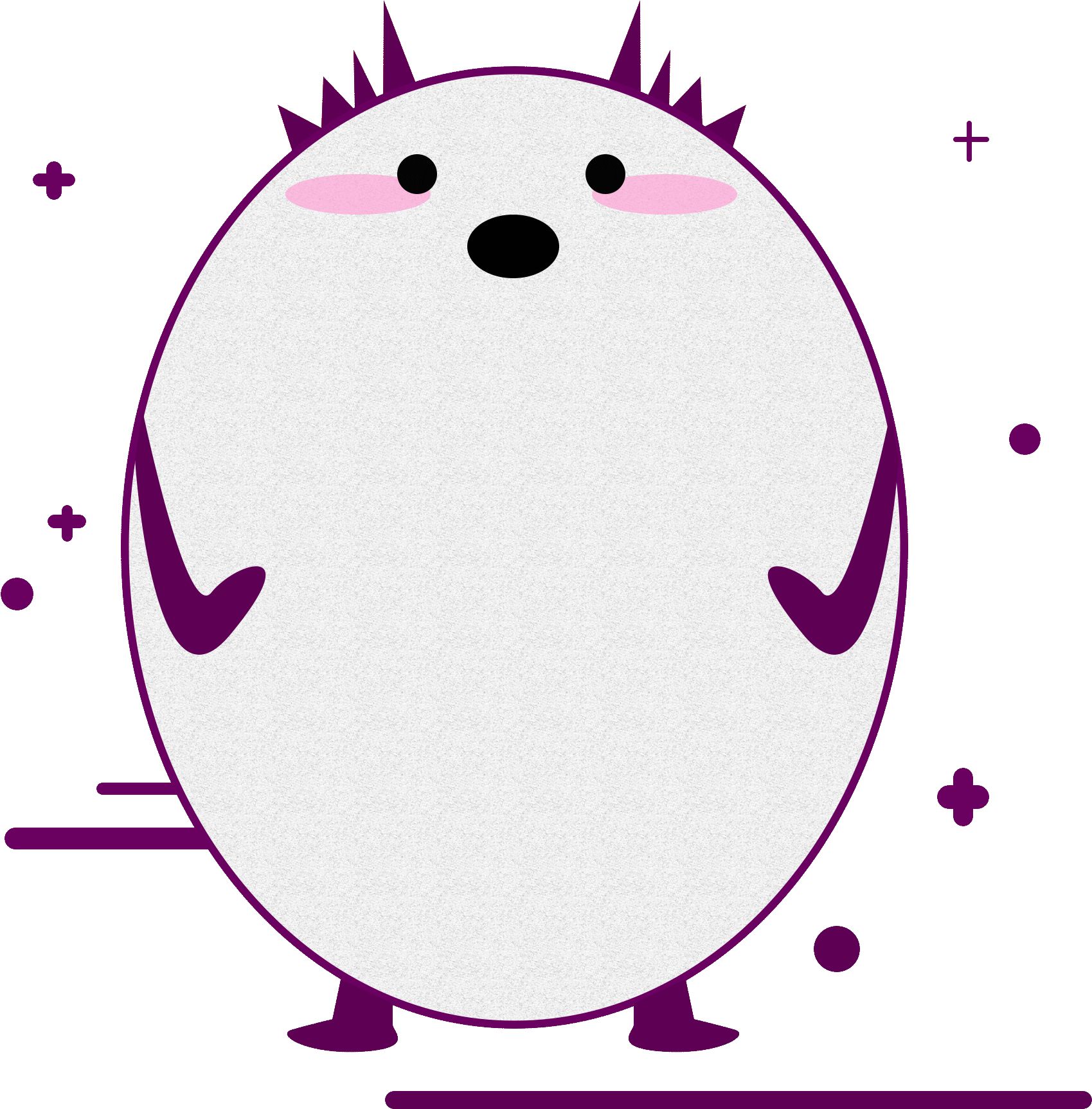 Cartoon Cute Monster Gender Png And Psd Clipart (2000x2000), Png Download