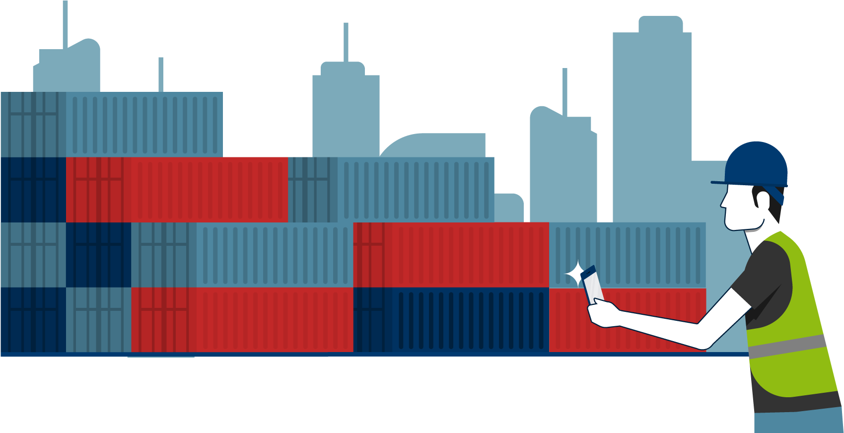 Container Photo Documentation System - Skyline Clipart (1699x1080), Png Download