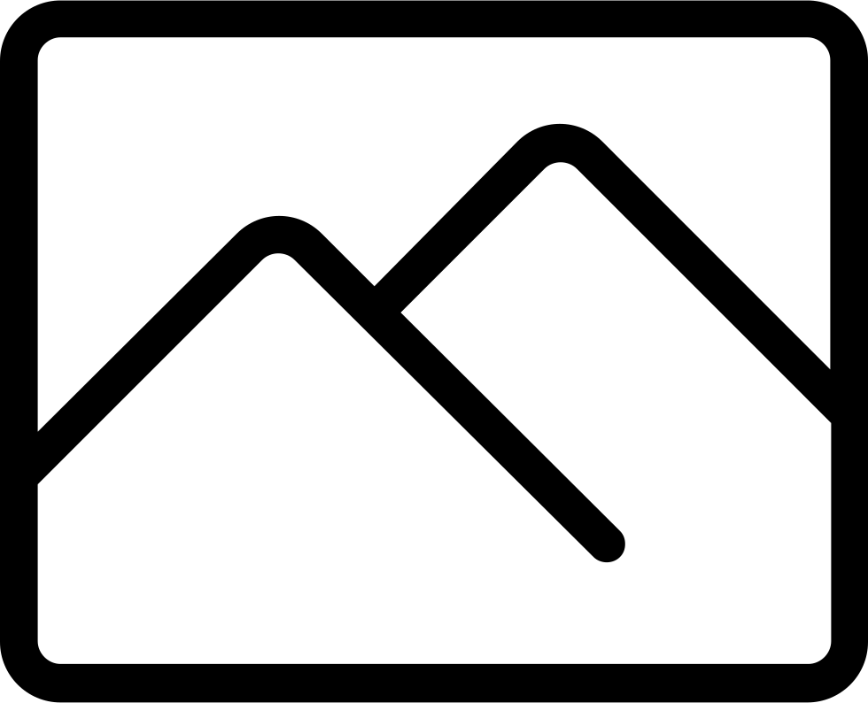 Png File Svg - Landscape Icon Png Clipart (980x794), Png Download