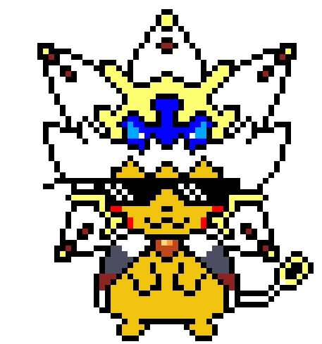 Its Good To Be A Gangster - Pikachu Solgaleo Clipart (1024x1024), Png Download