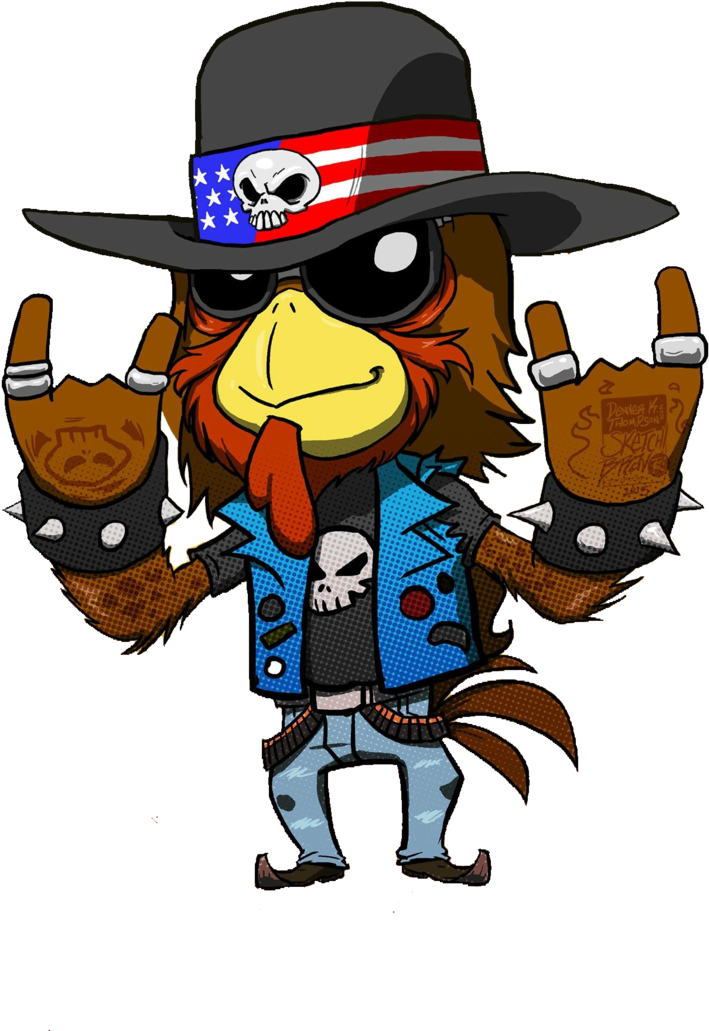 Rooster In Cowboy Hat Clipart (902x1200), Png Download