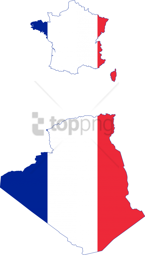 Free Png Vichy France Flag Map Png Image With Transparent - Algeria Flag Png Clipart (480x844), Png Download