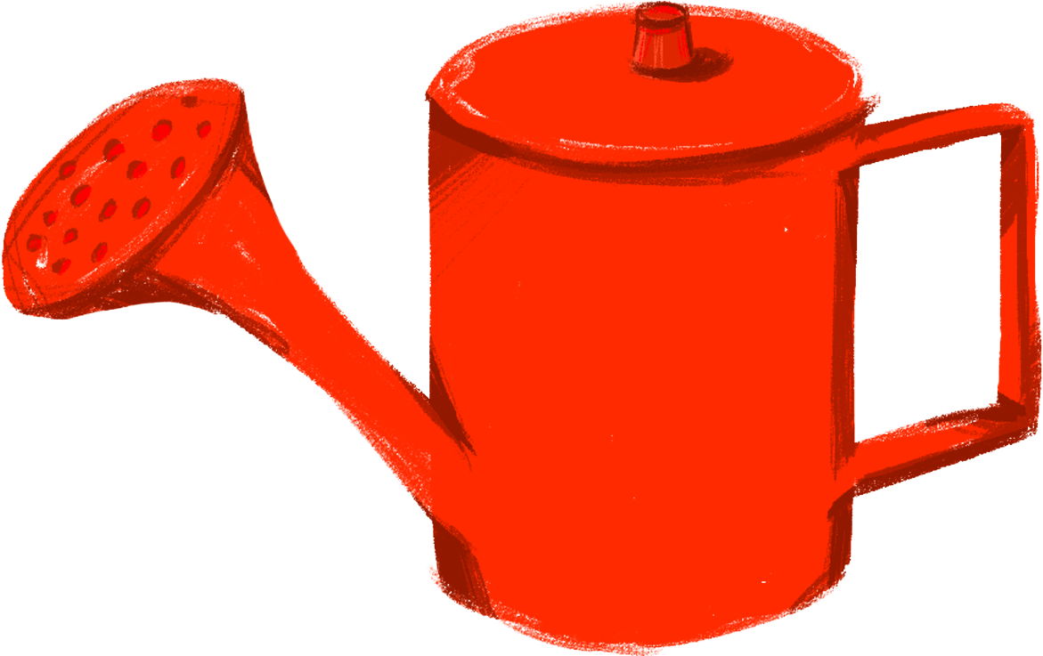 Red Hand Drawn Cartoon Shower Png And Psd - Teapot Clipart (2000x2000), Png Download