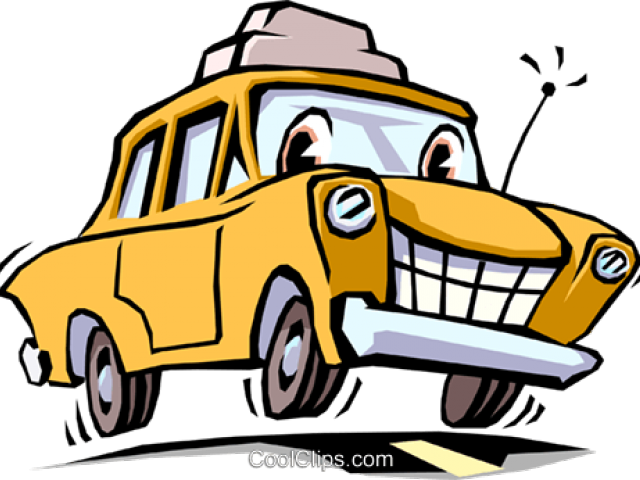 Taxi Clipart Transportation - Taxi - Png Download (640x480), Png Download