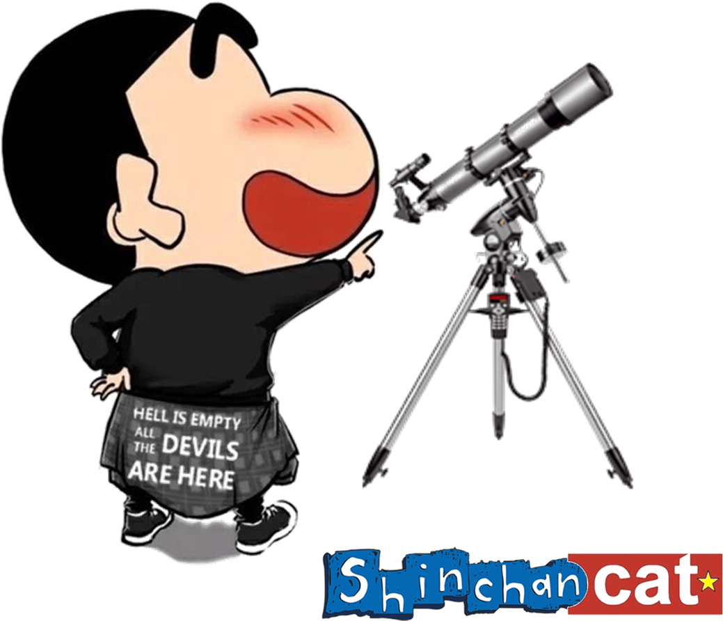 Telescope Clipart - Shin Chan Dp For Whatsapp - Png Download (1180x1093), Png Download