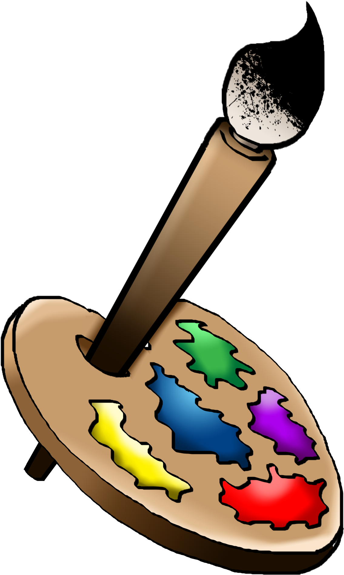 Clipart Of Arts, Artist And Art - Png Download (1379x2049), Png Download