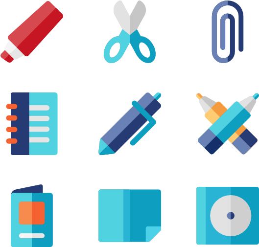 Stationery Elements - Icono De Libreria Papeleria Clipart (600x564), Png Download