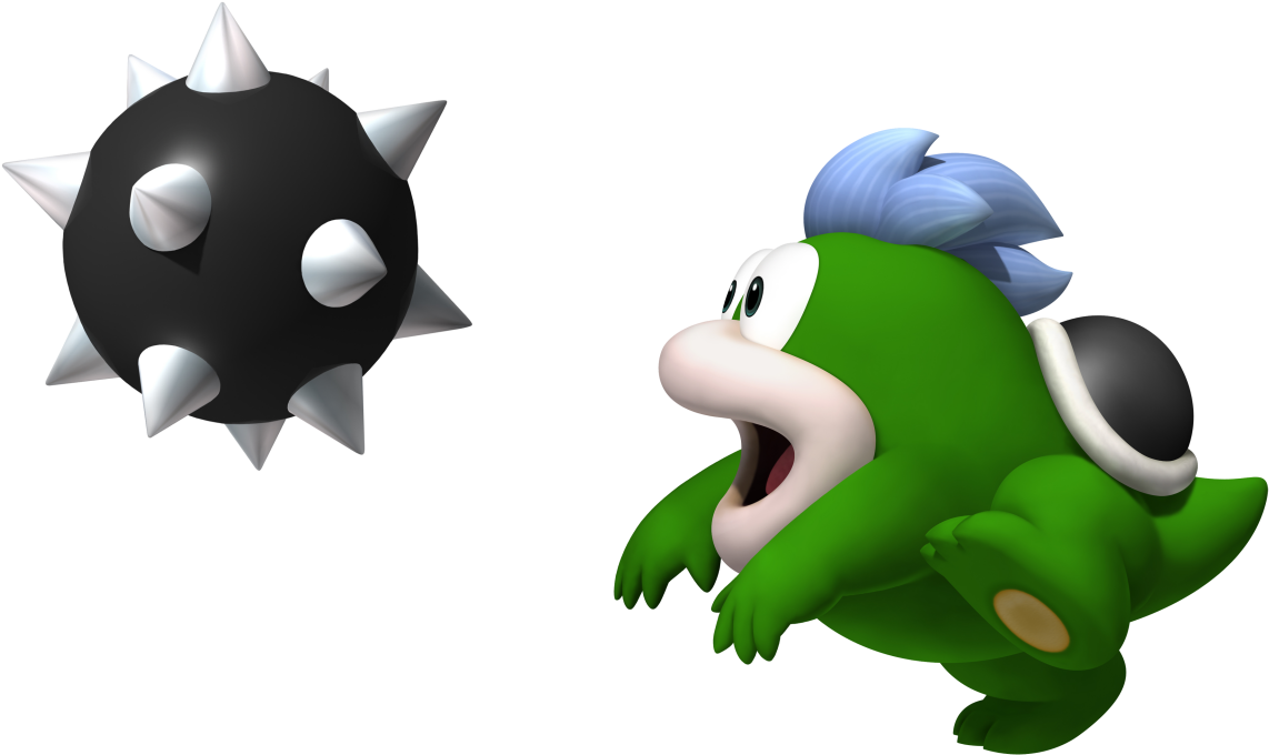 Picos Skelerex Spike Frères Sumo - New Super Mario Bros Wii Spike Clipart (1142x680), Png Download