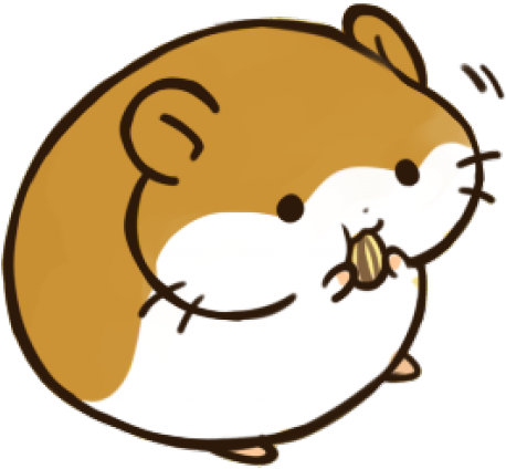 Hamster Clipart Fluffy - Hamstamp Sticker - Png Download - Full Size