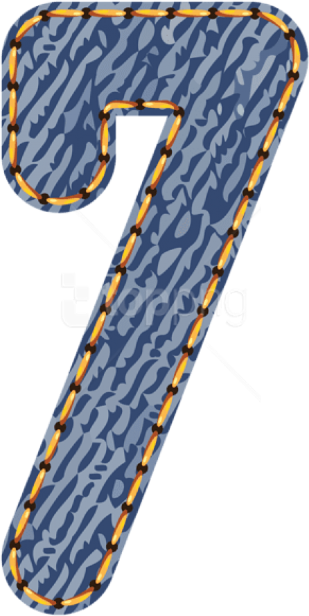 Free Png Download Jeans Number Sevenpicture Clipart Transparent Png (481x918), Png Download