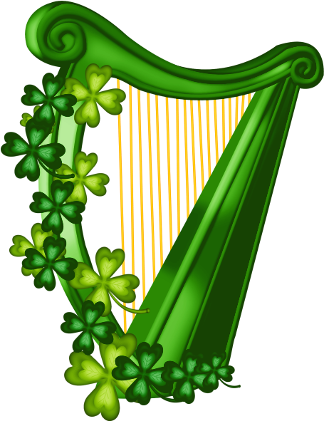 Instrument,musique,tube - Clipart Harp - Png Download (495x651), Png Download