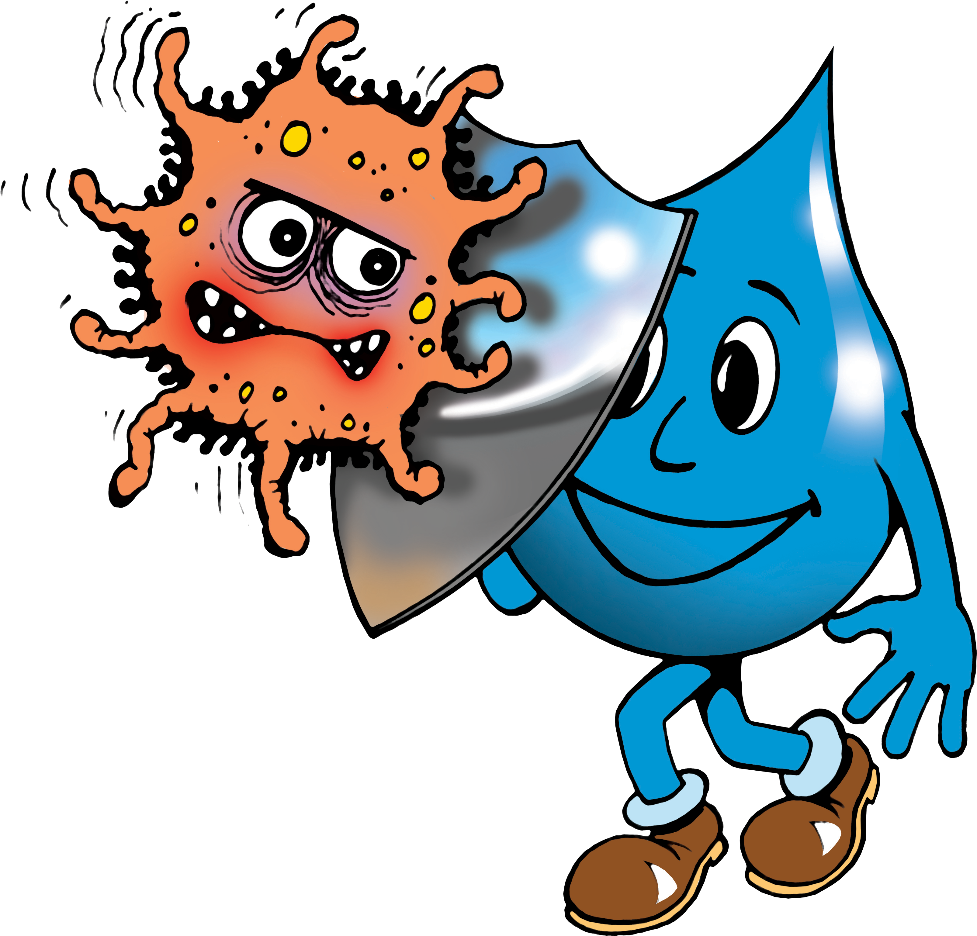 Learning How To Stay Healthy With Life-saving Hygiene Clipart (3680x3433), Png Download