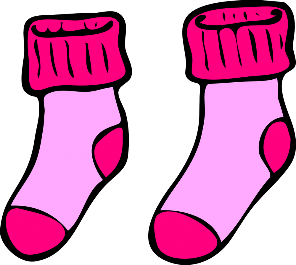 The Bible Of Aaron Clipart - Pink Socks Clipart - Png Download (600x539), Png Download