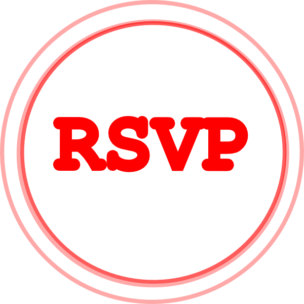 Rsvp Clipart Png Transparent Png (600x600), Png Download