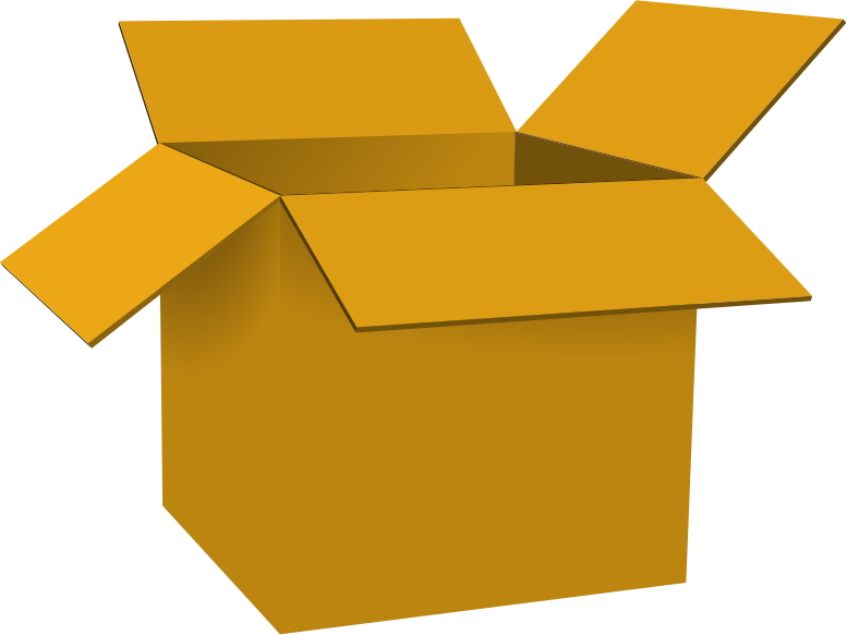 Box Clipart - Clipart Of Open Box - Png Download (777x583), Png Download