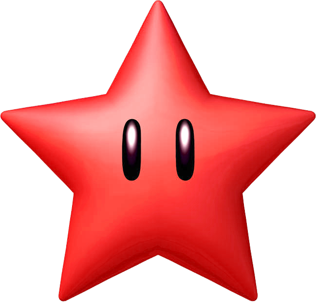 Fantendo, The Nintendo Fanon Wiki - Super Mario Red Star Clipart (649x619), Png Download