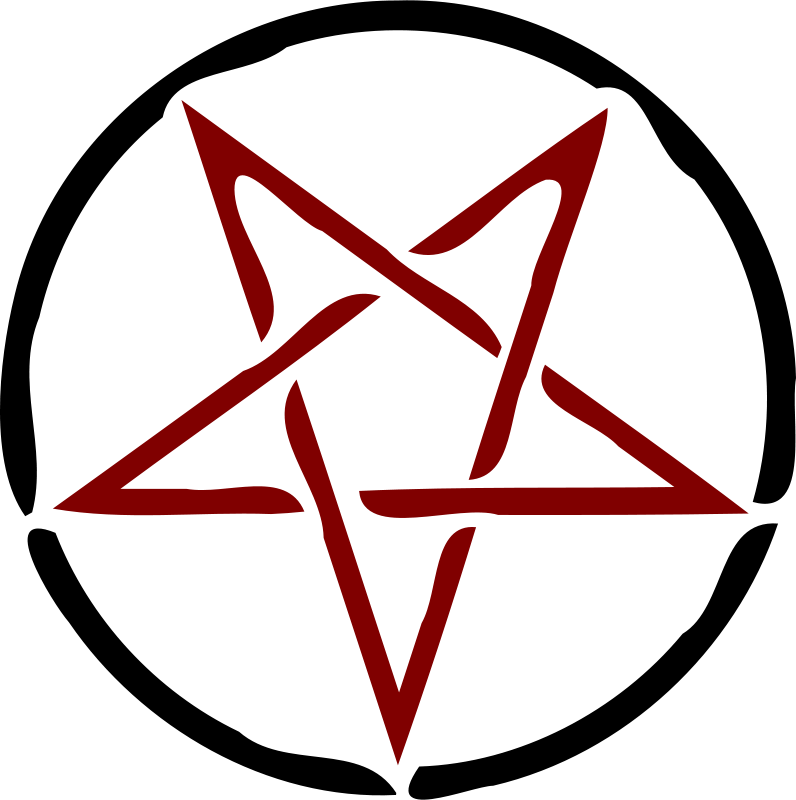 Pentagram Clip Art - Png Download (594x596), Png Download