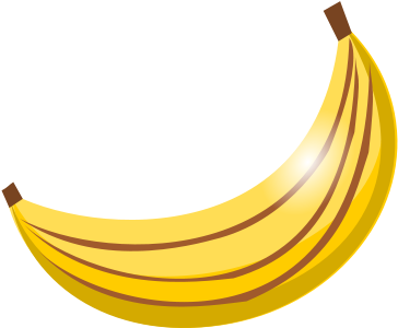 Free Banana - Clip Art - Png Download (566x800), Png Download