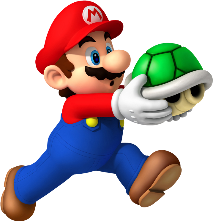 Classical Clipart Mario - New Super Mario Bros Wii - Png Download (725x751), Png Download