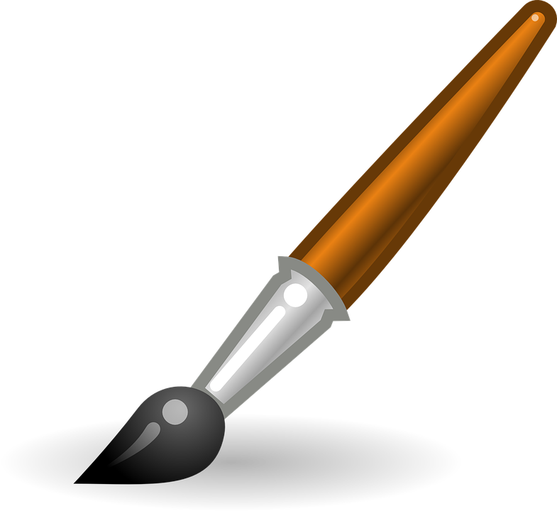 Paintbrush Clip Art - Paint Brush - Png Download (600x550), Png Download