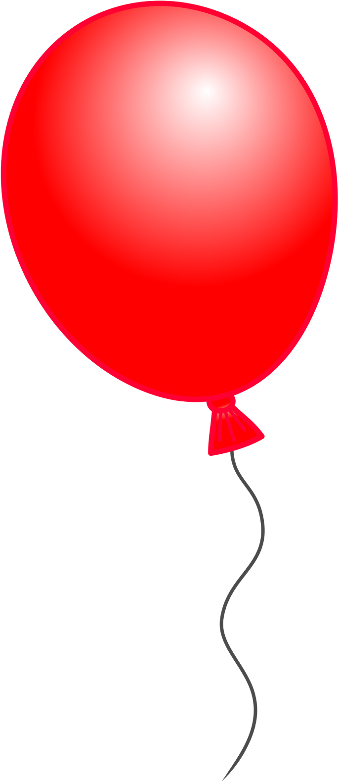 Classroom Treasures Birthday Balloons And That's Who - Red Balloon Clipart - Png Download (724x1600), Png Download