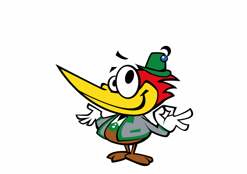 Die Genuss Specht Wirte Der Planai - Genussspecht Clipart (1000x707), Png Download
