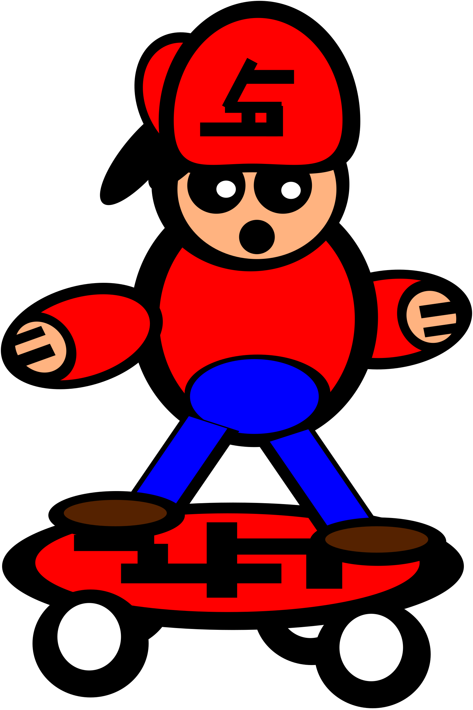 Cool Awesome Clip Art For Kids Com Dromgdh Top - Cool Kid Clipart - Png Download (599x900), Png Download