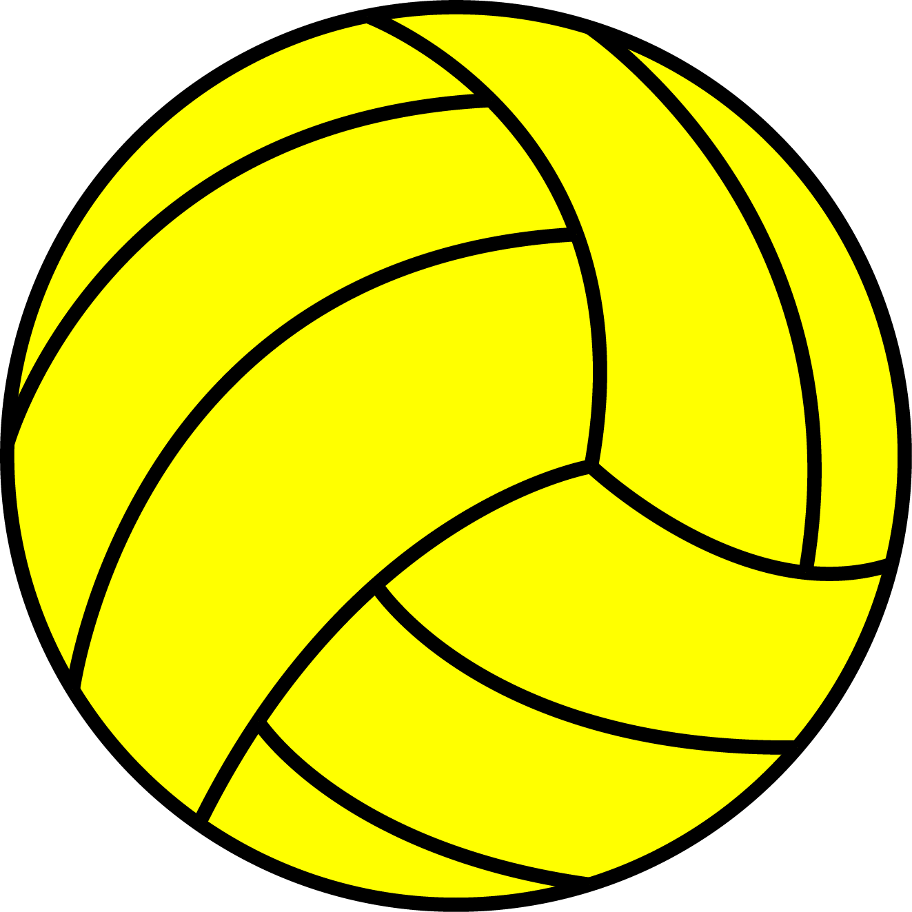 Clipart - Water Polo Ball Png Transparent Png (1323x1323), Png Download