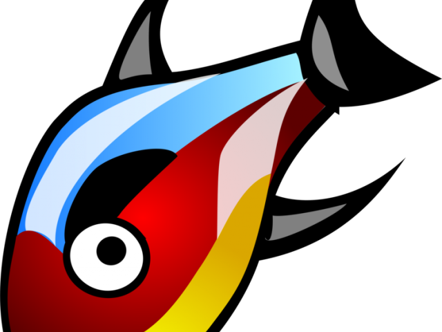 Marine Fish Clipart Aquatic Animal - Clip Art - Png Download (640x480), Png Download