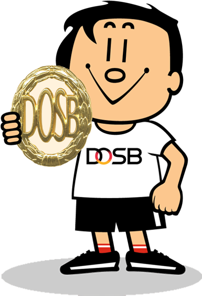 Sportwelten - Dosb Silber Clipart (490x634), Png Download