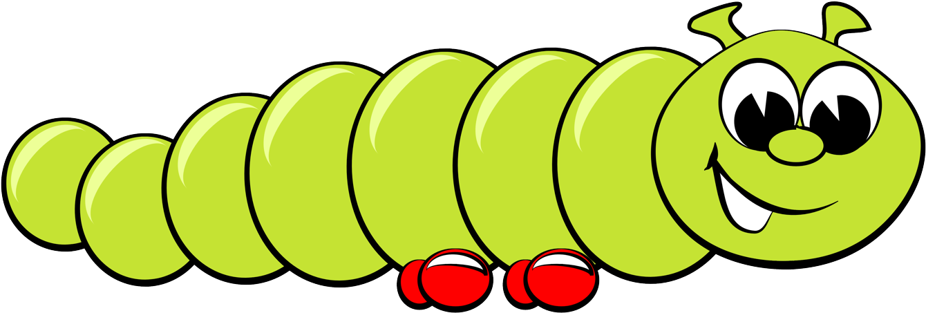 Caterpillar Clip Art - Caterpillar Clipart Png Transparent Png (1500x500), Png Download