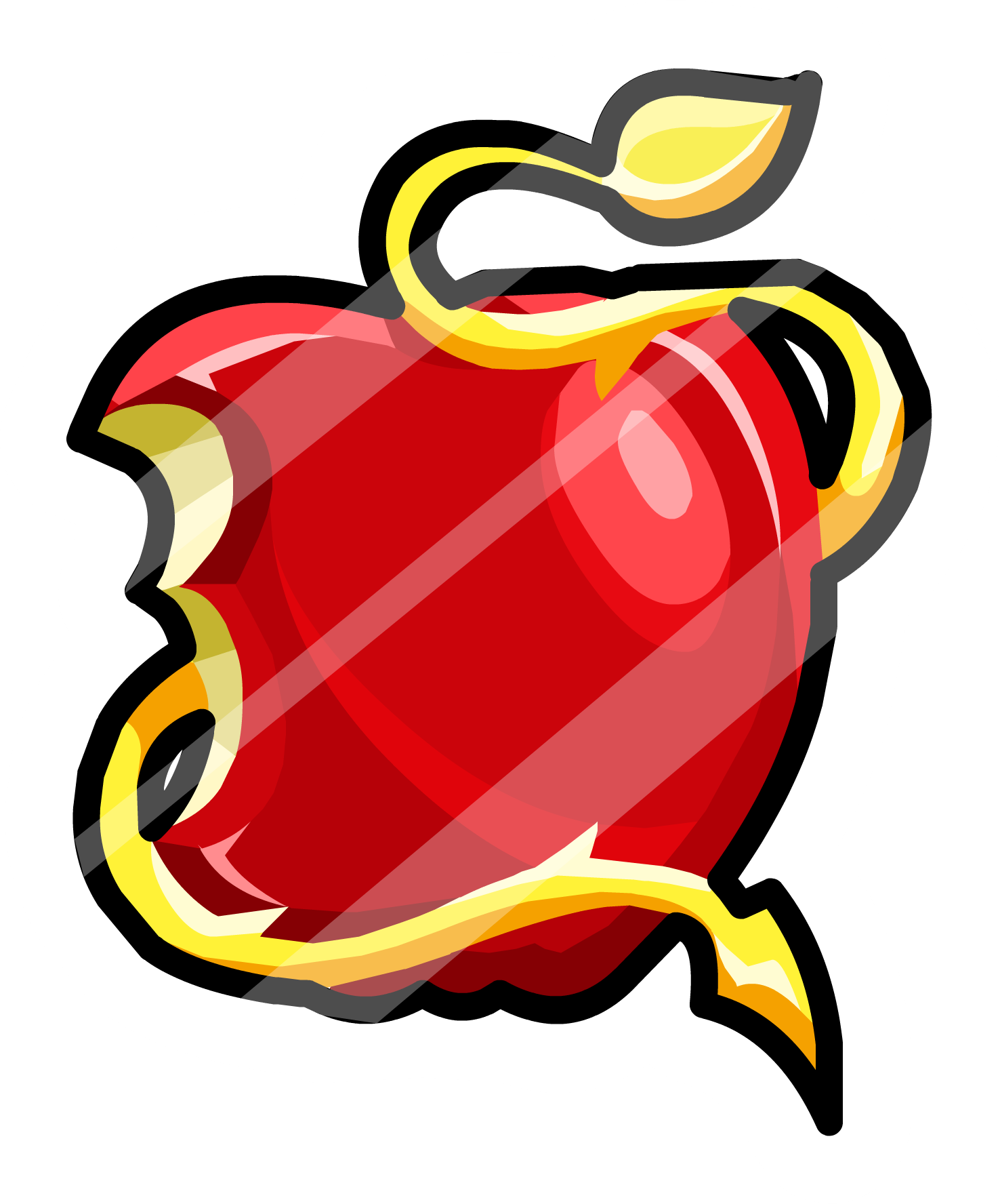 Gym Ball Clipart Club Penguin - Maçã Dos Descendentes Png Transparent Png (1476x1776), Png Download