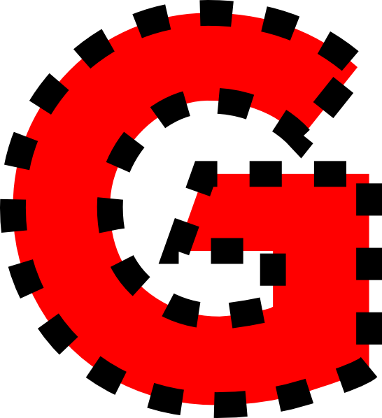 Uppercase G Clip Art - Clip Art Letter G - Png Download (546x598), Png Download