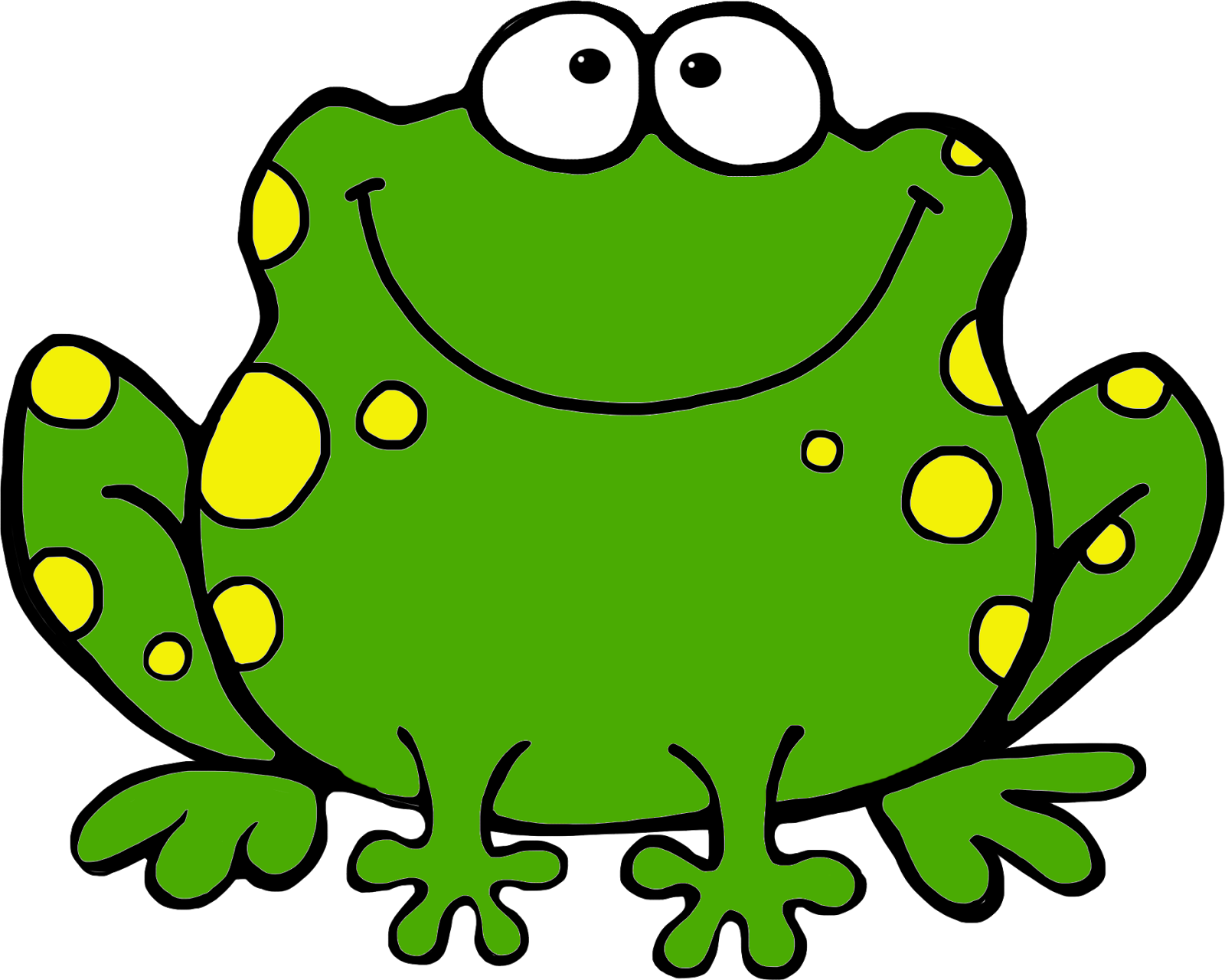 Image Of Cute Frog Clipart 6 Tree Frog Clip Art Free - Frog Clip Art Free - Png Download (1600x1280), Png Download