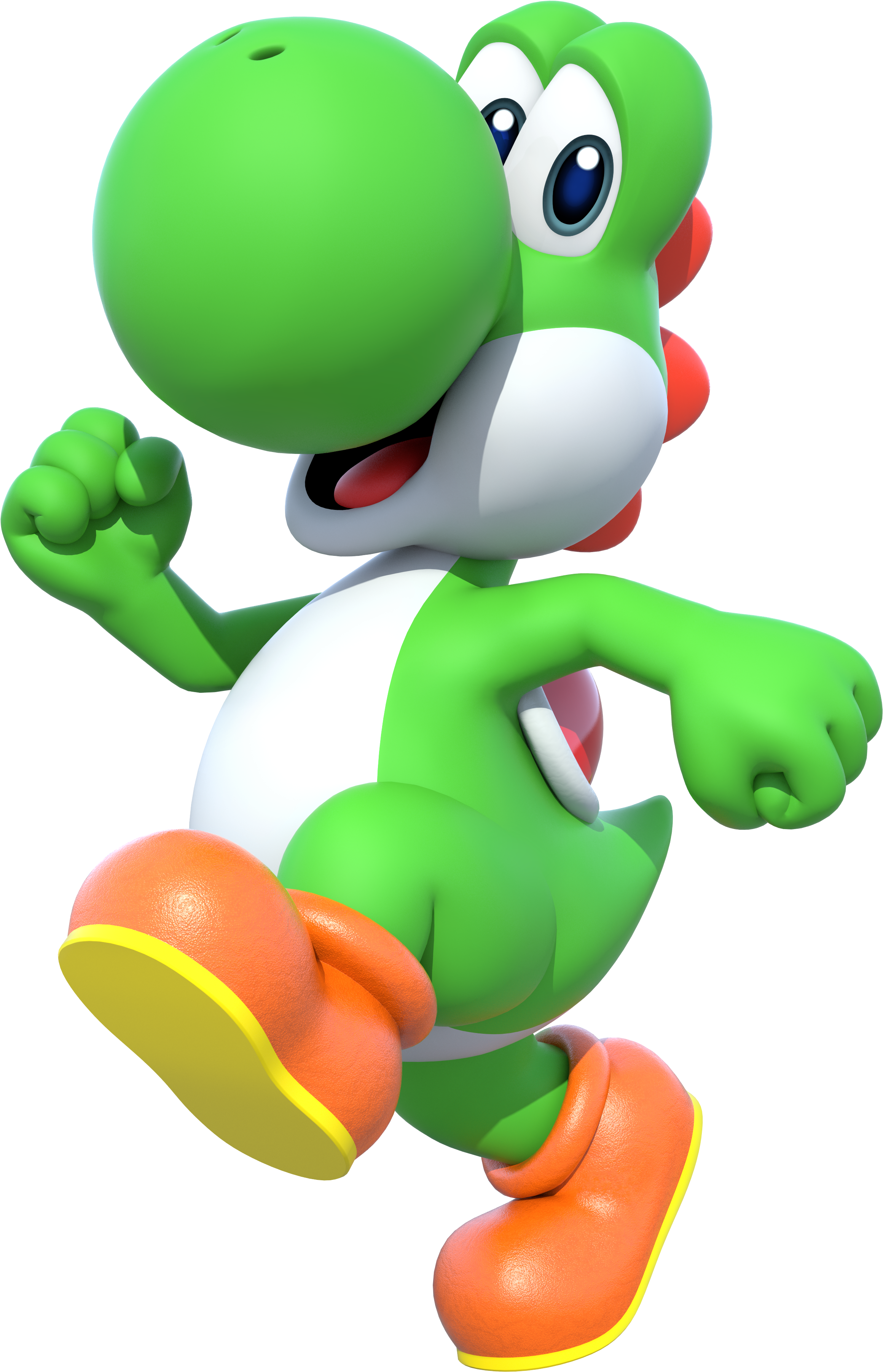 Yoshi Clipart Mario Brothers - Super Mario Party Yoshi - Png Download (2400x3672), Png Download