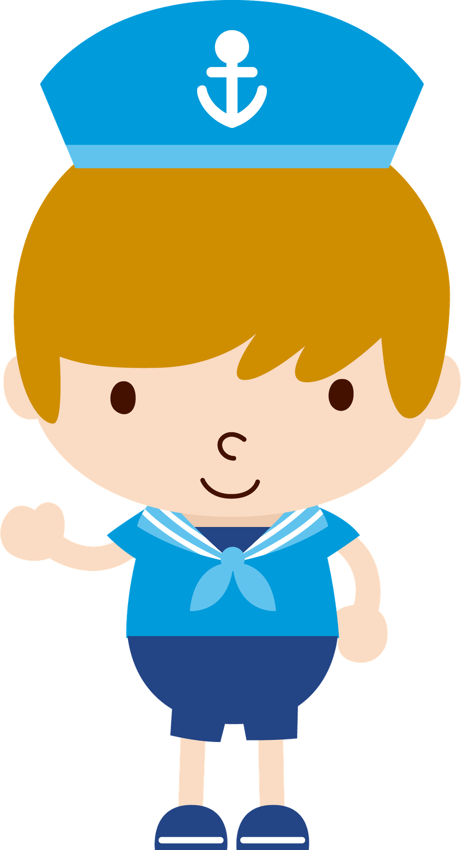 Sailor Boy Clip Art - Sailor Boy Clipart Png Transparent Png (488x900), Png Download