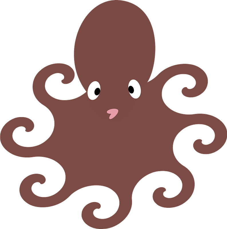 Octopus Marine Invertebrates Menu Designs Computer - Clip Art - Png Download (750x750), Png Download