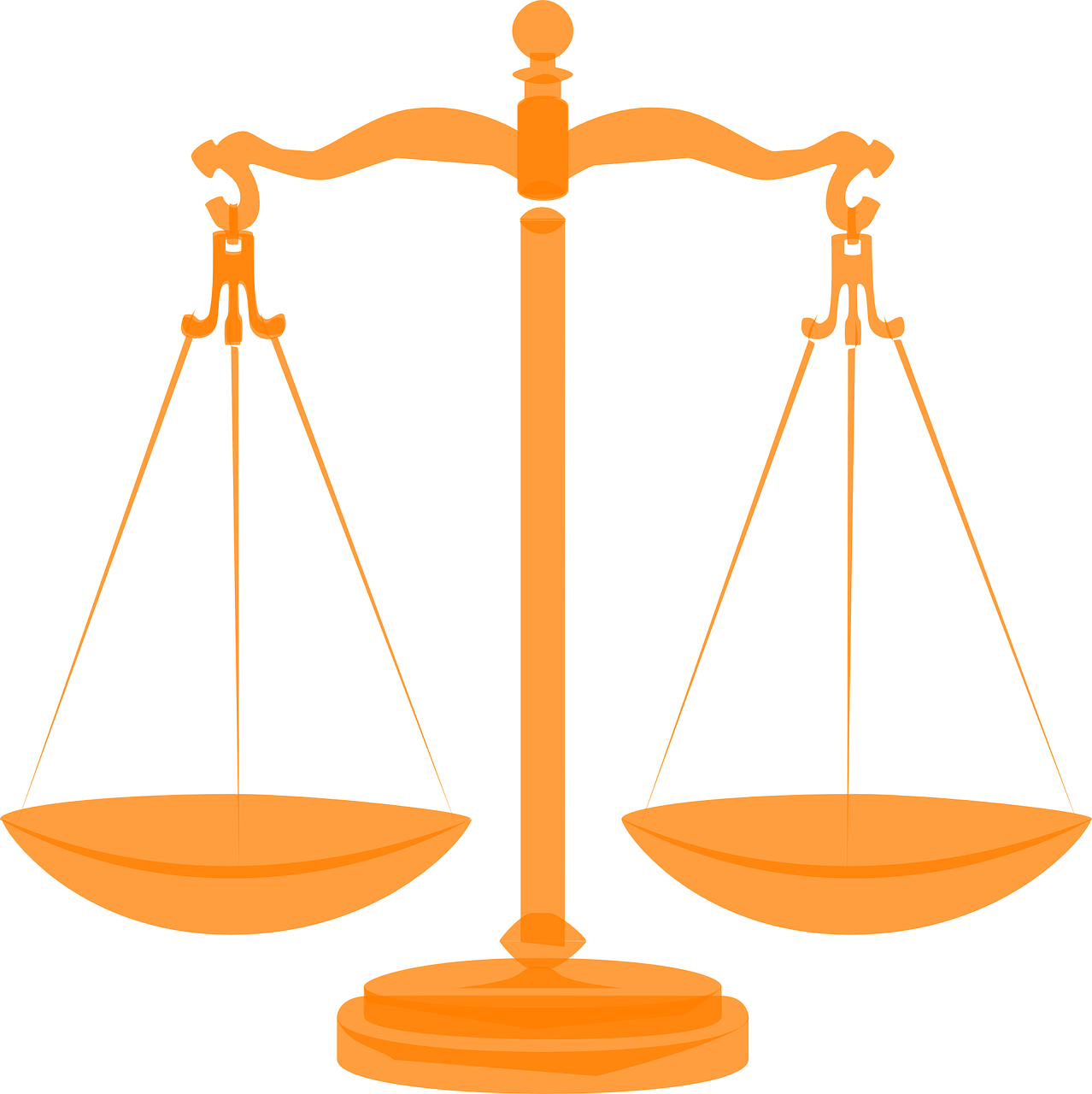 Download Image Royalty Free Download Image Result For - Scales Of Justice Orange Clipart (1278x1280), Png Download