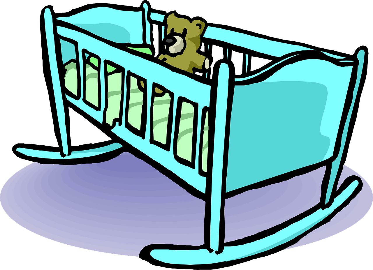 Free Cradle - Baby Cradle Clip Art - Png Download (800x583), Png Download