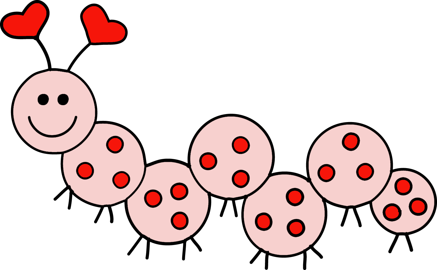 Love Clipart Love Bug - Love Bug Clip Art - Png Download (1473x909), Png Download