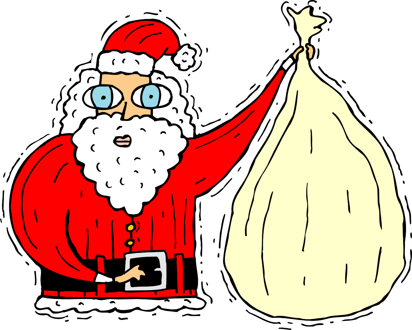 Santa Pictures Clip Art - Scalable Vector Graphics - Png Download (1331x1067), Png Download