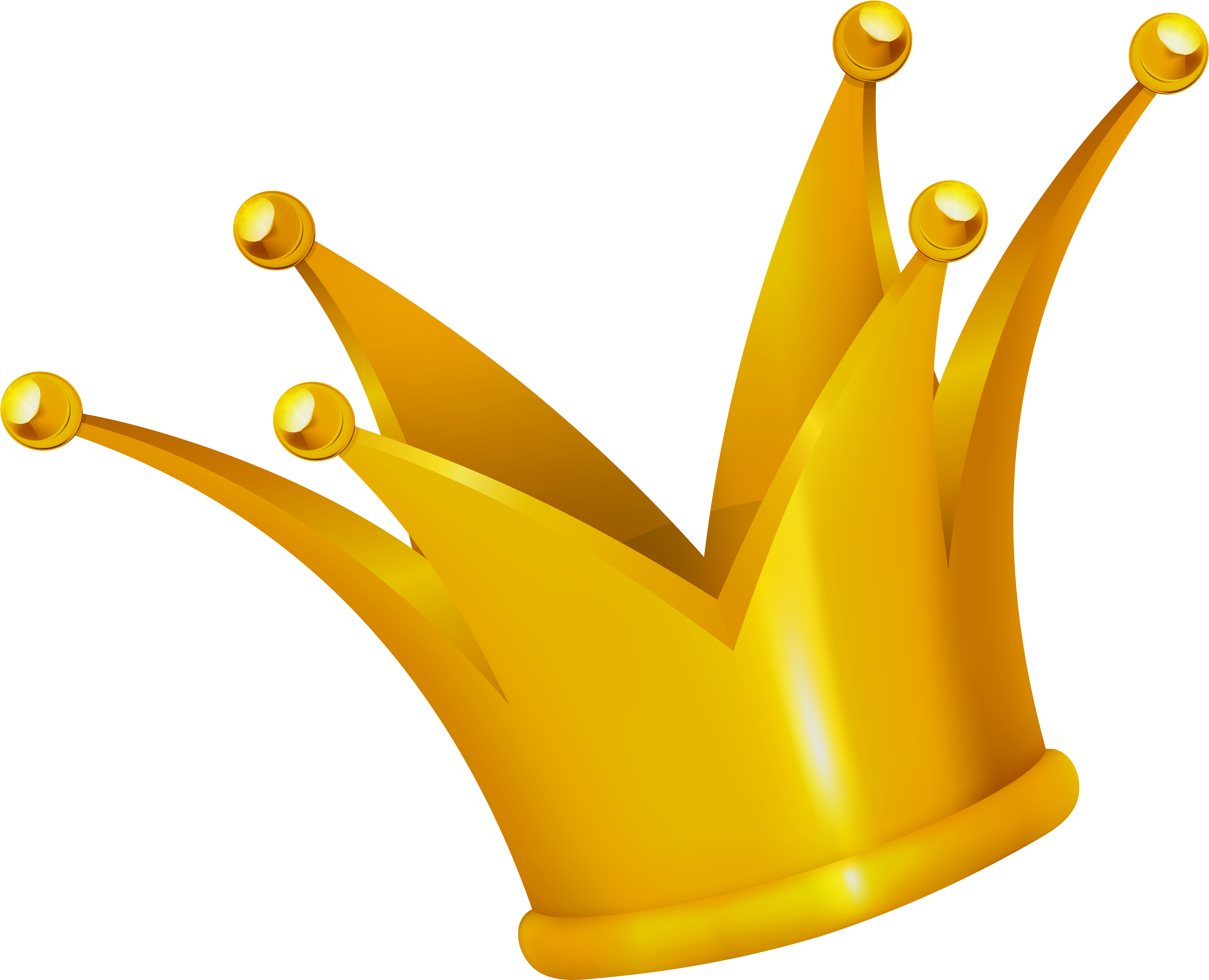 Gold Crown Clip Art - Png Download (5098x4120), Png Download