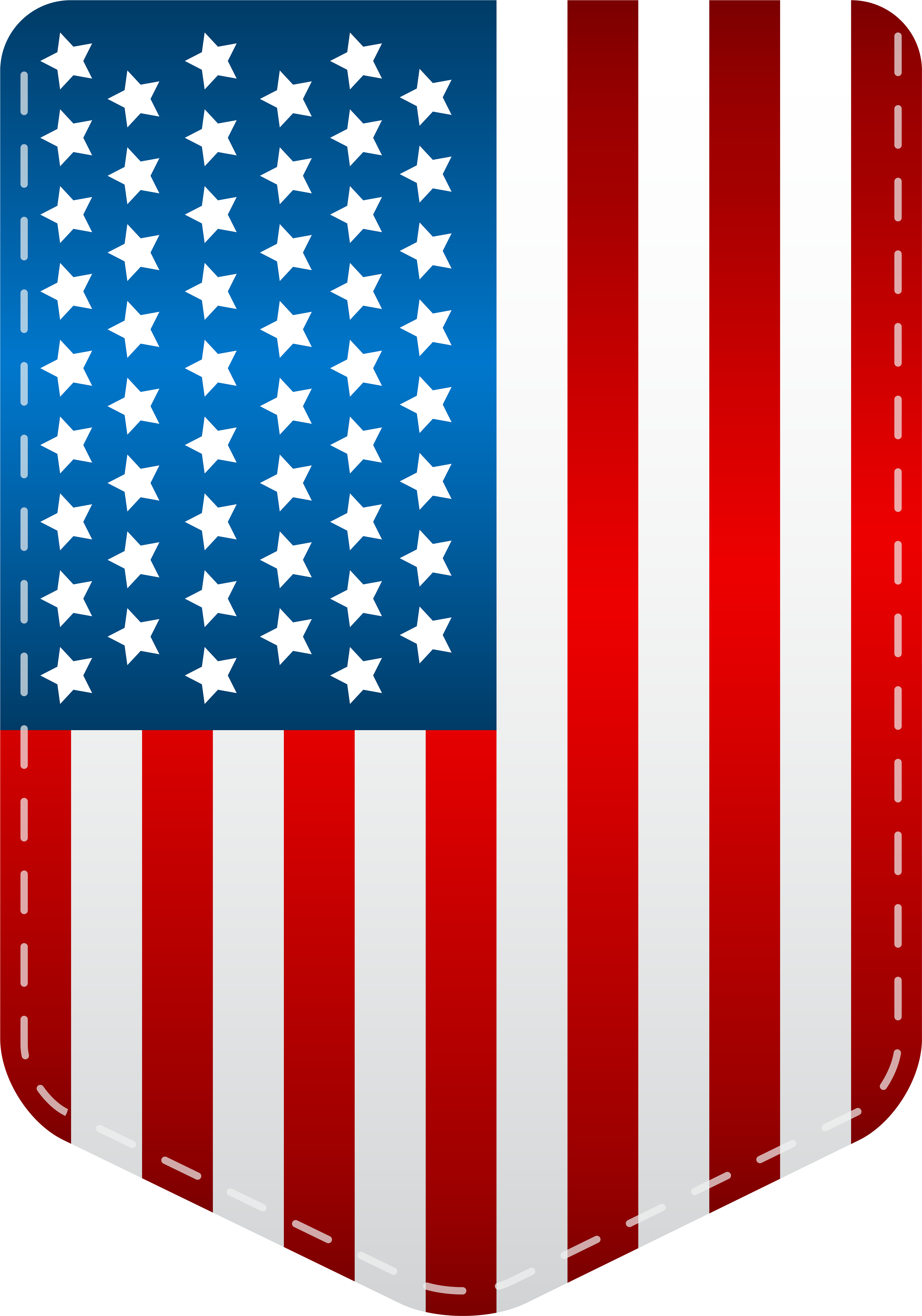 Independence Day Usa Banner Clipart (4902x7000), Png Download