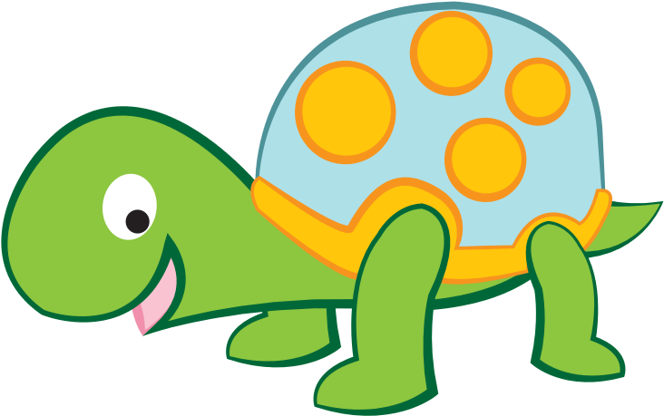 Free Clipart New Page - Turtle Png Cartoon Transparent Png (800x760), Png Download