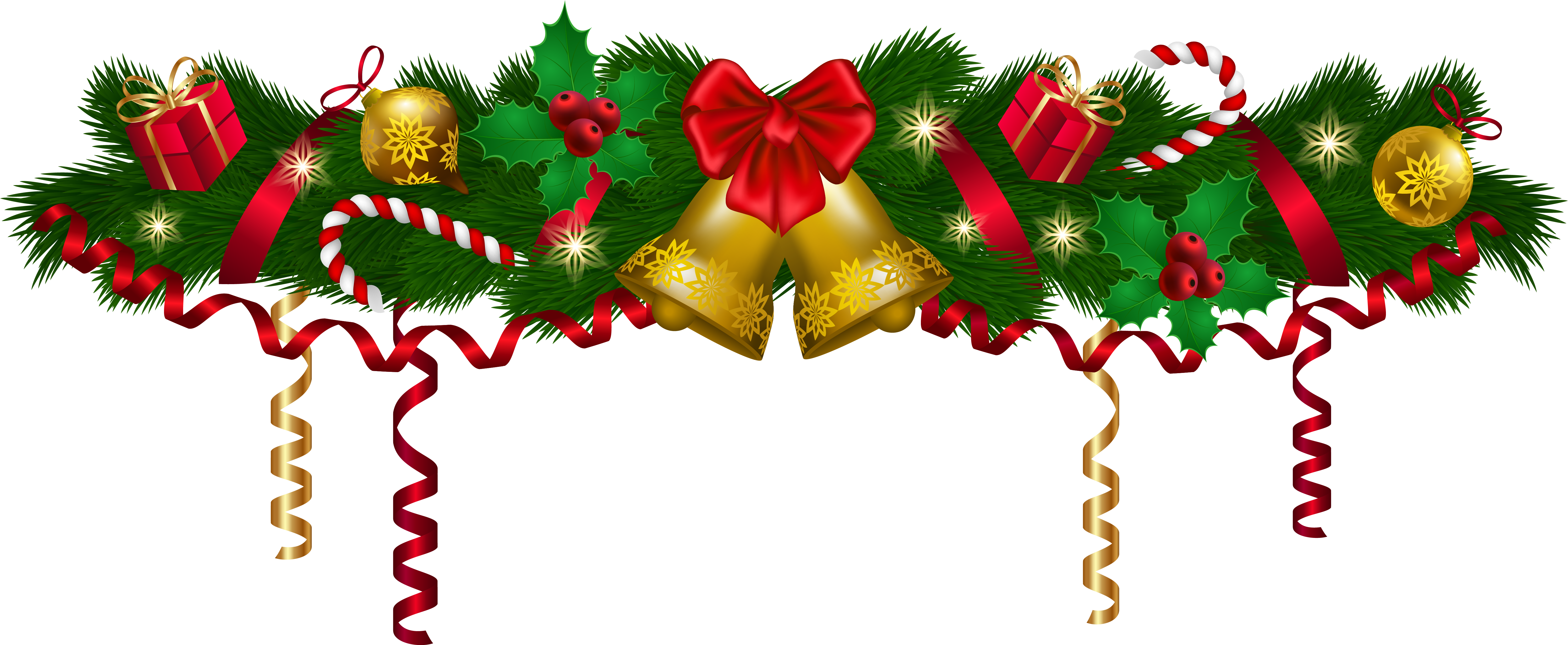 Christmas Eve Clipart At Getdrawings - Png Download (6193x2612), Png Download