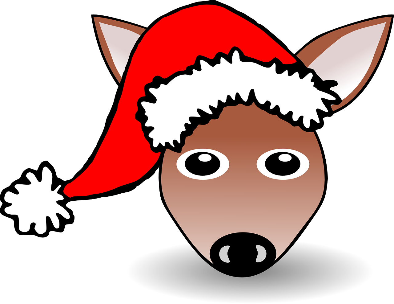 Santa Claus Santa Suit Hat Christmas Day Cap - Penguin Santa Yard Sign Clipart (974x750), Png Download
