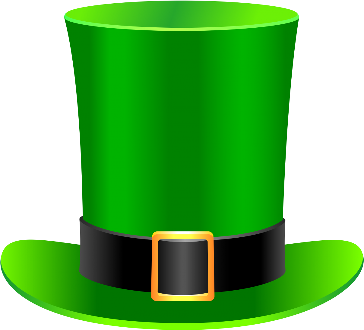 St Patricks Day - Leprechaun Hat Png Clipart (600x539), Png Download